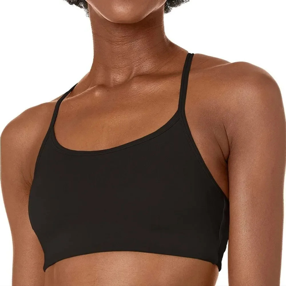 Sage Moisture Wicking Racerback Wirefree Stretch Padded Athletic yoga sports bra